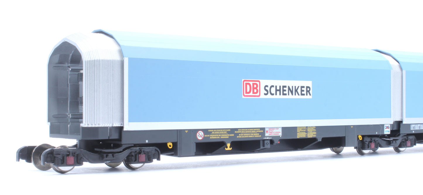 OO/4mm 5-car Arbel WIA car carrier with DB Schenker branding. Wagon 85 70 4971 015-8