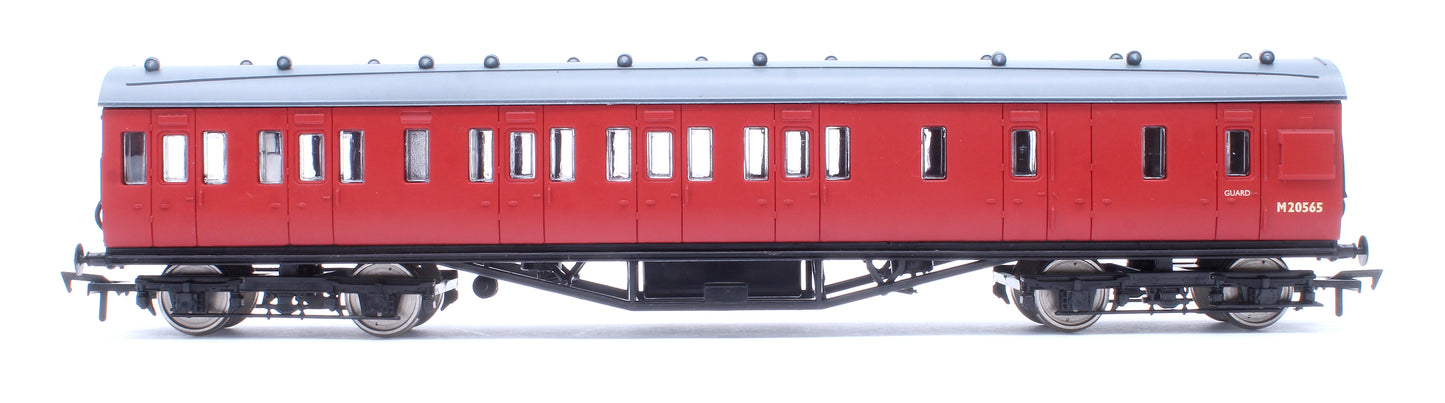 57ft Stanier Non-Corridor Brake M20565 BR Unlined Carmine