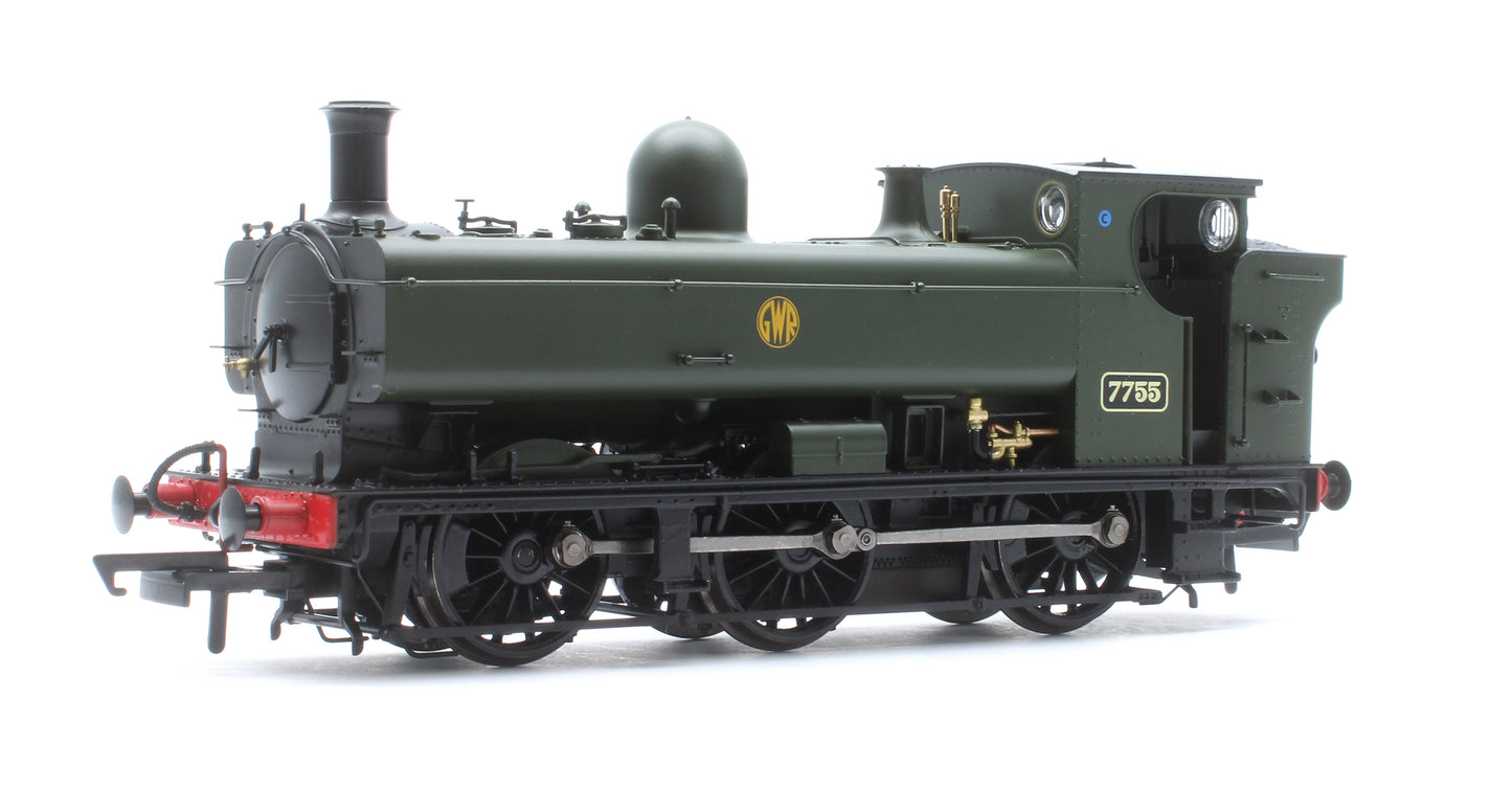 5700 Class 57xx Pannier Tank - GWR Shirtbutton Green 0-6-0 Tank Locomotive No.7755