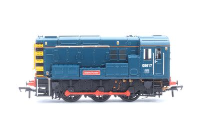 Class 08 08617 'Steve Purser' BR Blue Diesel Locomotive