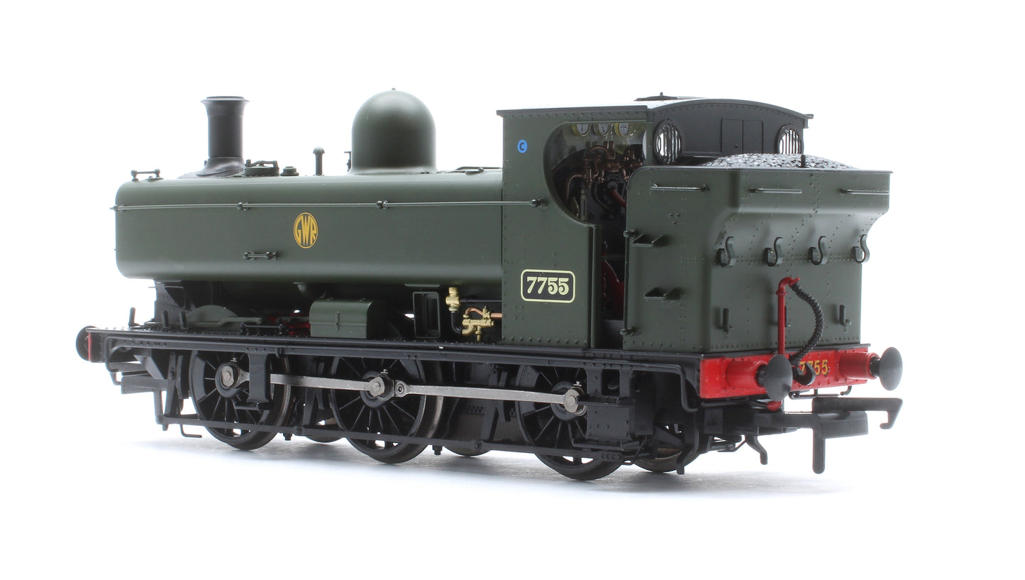 5700 Class 57xx Pannier Tank - GWR Shirtbutton Green 0-6-0 Tank Locomotive No.7755 (DCC Sound)