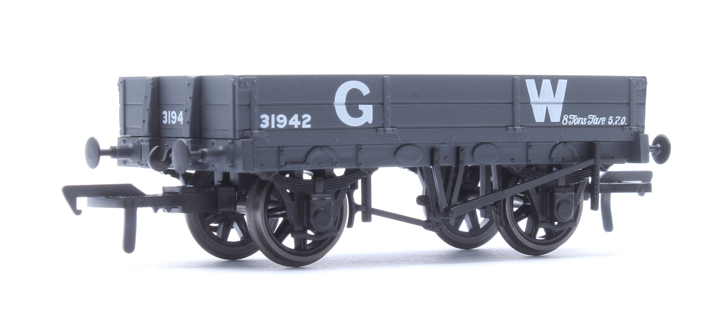 Cambrian Railways 2 Plank Dropside Open Wagon GWR Grey No. 31942