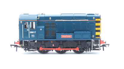 Class 08 08617 'Steve Purser' BR Blue Diesel Locomotive
