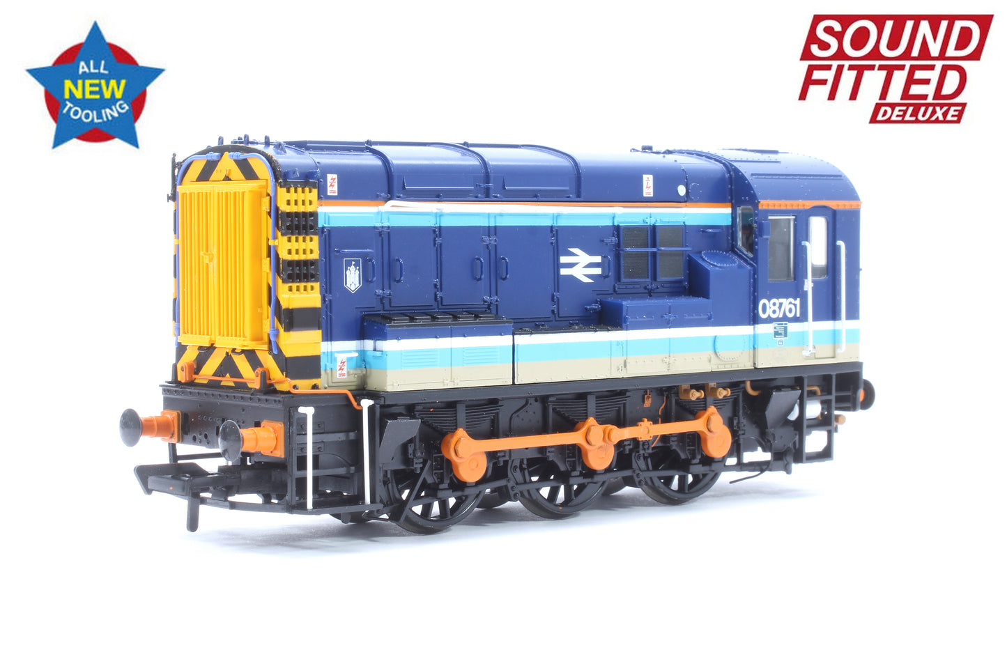 Class 08 08761 BR Provincial Diesel Locomotive - Deluxe DCC Sound