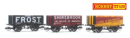 Pre-Owned TT6042 7 Plank Wagon Lowe & Warwick Bernard T Frost Shirebrook Triple Pack