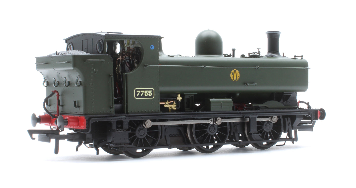 5700 Class 57xx Pannier Tank - GWR Shirtbutton Green 0-6-0 Tank Locomotive No.7755 (DCC Sound)