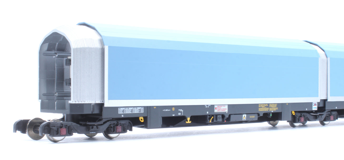 OO/4mm 5-car Arbel WIA car carrier with DB Schenker branding. Wagon 85 70 4971 015-8