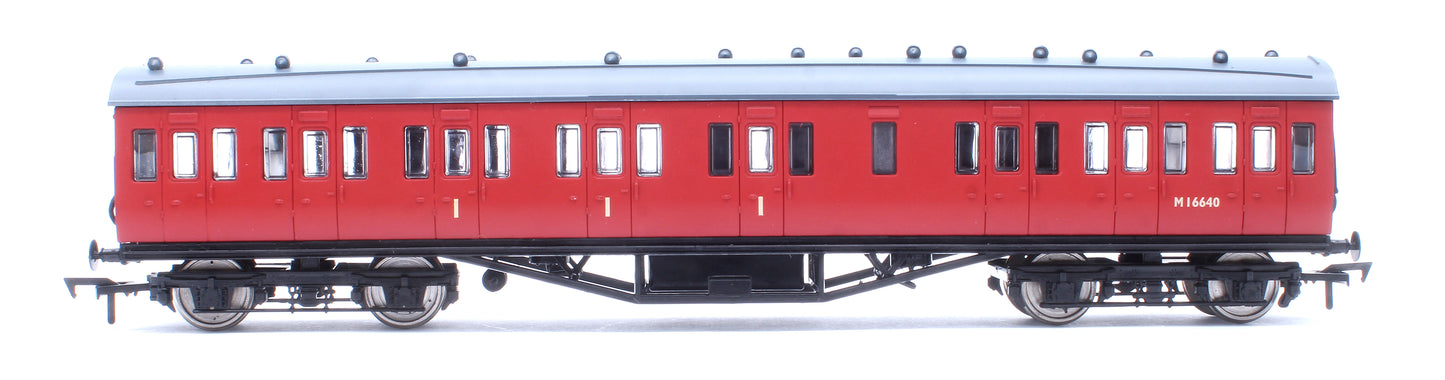 57ft Stanier Non-Corridor Composite M16640 BR Unlined Carmine