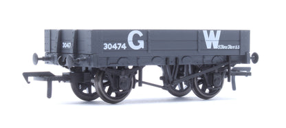 Cambrian Railways 2 Plank Fixed Side Open Wagon GWR Grey No. 30474