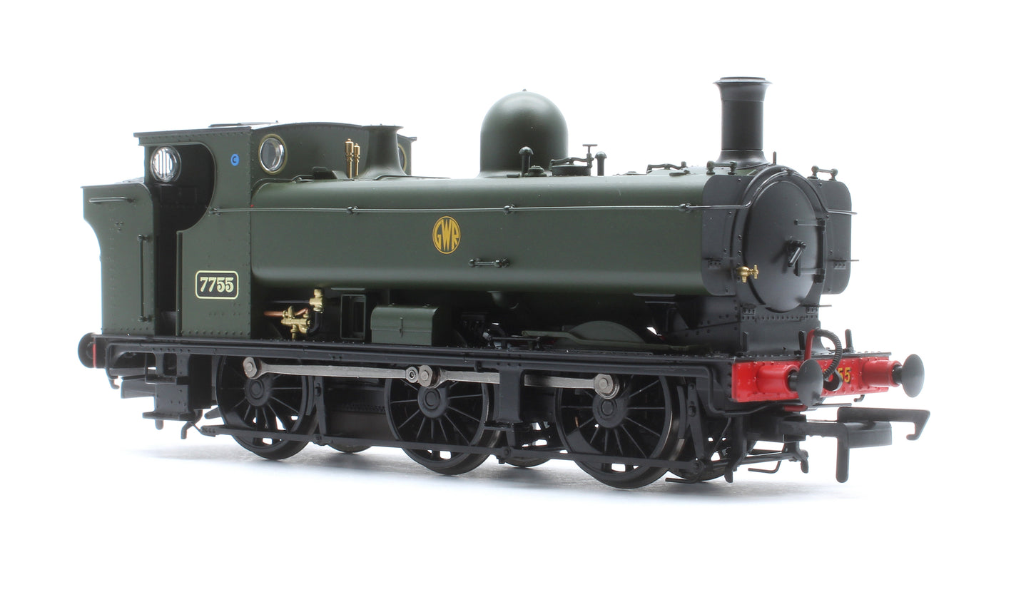 5700 Class 57xx Pannier Tank - GWR Shirtbutton Green 0-6-0 Tank Locomotive No.7755
