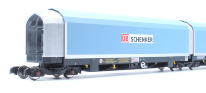 OO/4mm 5-car Arbel WIA car carrier with DB Schenker branding. Wagon 85 70 4971 015-8