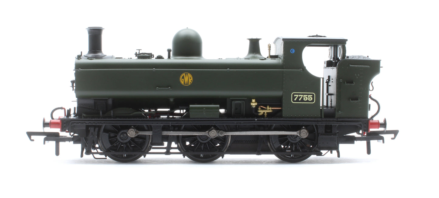 5700 Class 57xx Pannier Tank - GWR Shirtbutton Green 0-6-0 Tank Locomotive No.7755 (DCC Sound)