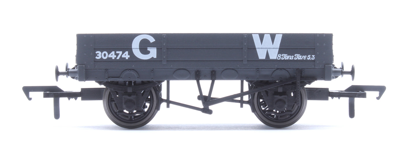 Cambrian Railways 2 Plank Fixed Side Open Wagon GWR Grey No. 30474