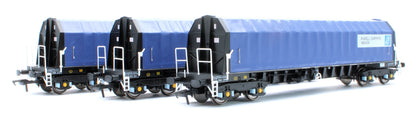 Pre-Owned PXA01 TP(A) Set of 3 PXA Steel Coil Carrier PD Blue As Built 1988 No.3024/3037/3048
