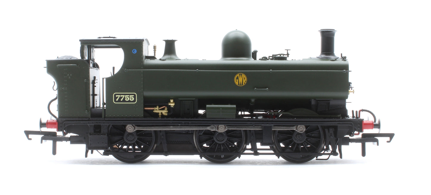 5700 Class 57xx Pannier Tank - GWR Shirtbutton Green 0-6-0 Tank Locomotive No.7755