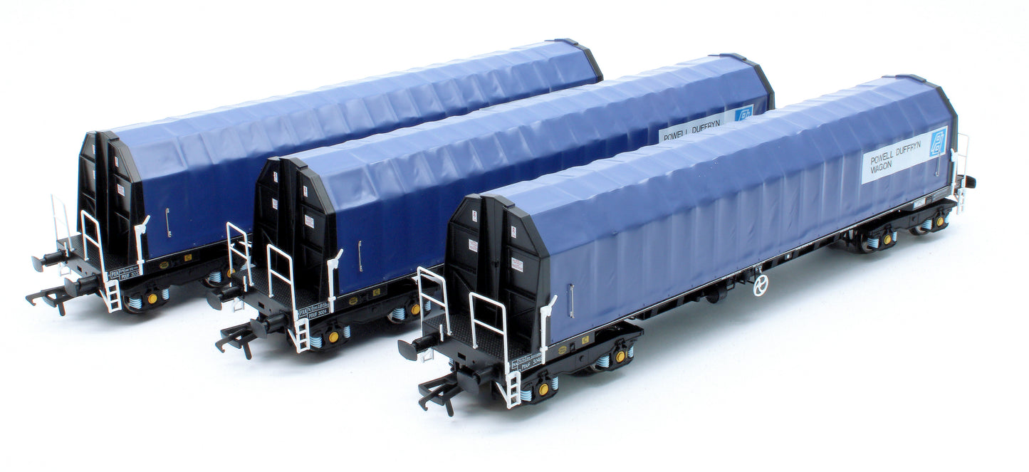 PXA01 TP(A) Set of 3 PXA Steel Coil Carrier PD Blue As Built 1988 No.3024/3037/3048