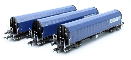 PXA01 TP(A) Set of 3 PXA Steel Coil Carrier PD Blue As Built 1988 No.3024/3037/3048