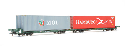 Pre-Owned Freightliner FLA #606143 & #606144 With Containers - Hamburg Sud / MOL