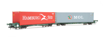 Pre-Owned Freightliner FLA #606143 & #606144 With Containers - Hamburg Sud / MOL