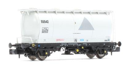 RT-PCA20-202E Pack of 4 Debranded Alcan liveried PCA tanks (with ladders). Numbers: 55532, 55533, 55539, 55542