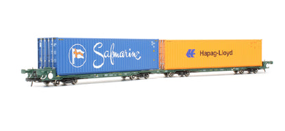 Pre-Owned Freightliner FLA #606143 & #606144 With Containers - Safmarine / Hapag - Lloyd