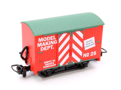 Peco Great Little Trains, OO9, Lynton & Barnstaple Box Van, Christmas Santa's Workshop