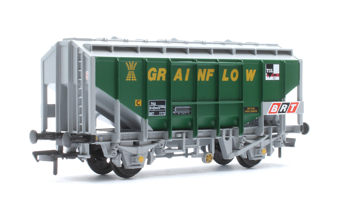 35 Ton PAA Bulk Grain Wagon 'Grainflow' Green & Grey No. BRT 7773