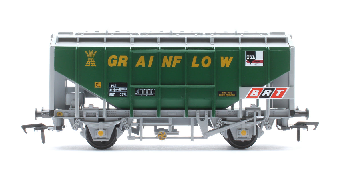 Pre-Owned 35 Ton PAA Bulk Grain Wagon 'Grainflow' Green & Grey No. BRT 7773