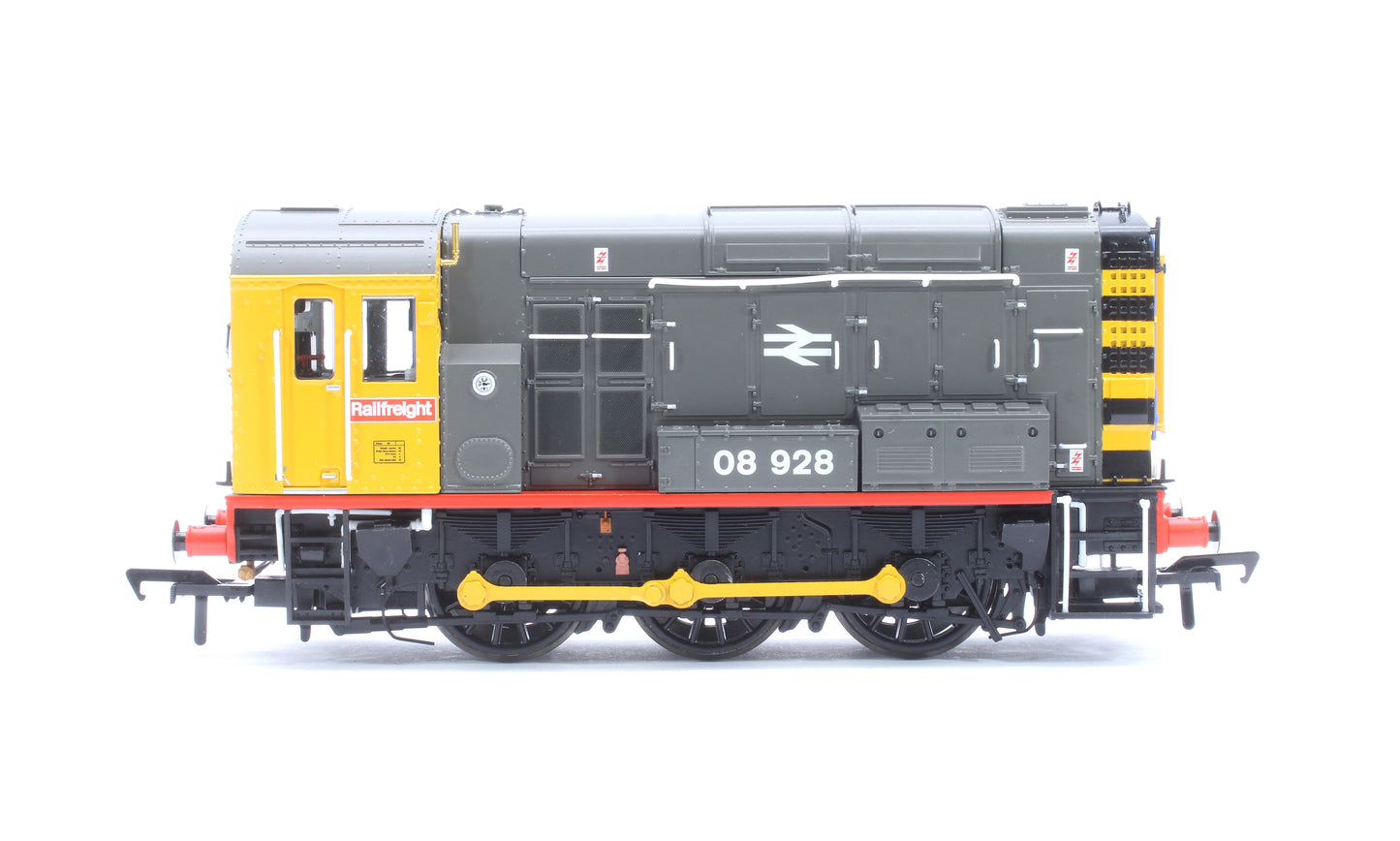 Class 08 08928 BR Railfreight (Red Stripe) Diesel Locomotive