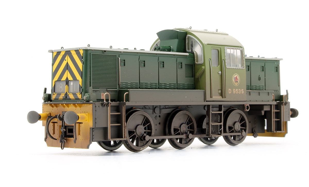 Pre-Owned Class 14 D9535 BR Green Diesel Locomotive (Weathered)