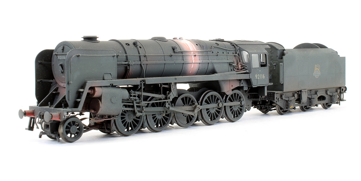 Pre-Owned 9F 2-10-0 Standard 92116 BR E/C Black BR1C Tender Steam Locomotive - Custom Weathered