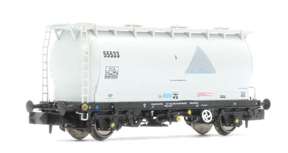 RT-PCA20-202E Pack of 4 Debranded Alcan liveried PCA tanks (with ladders). Numbers: 55532, 55533, 55539, 55542