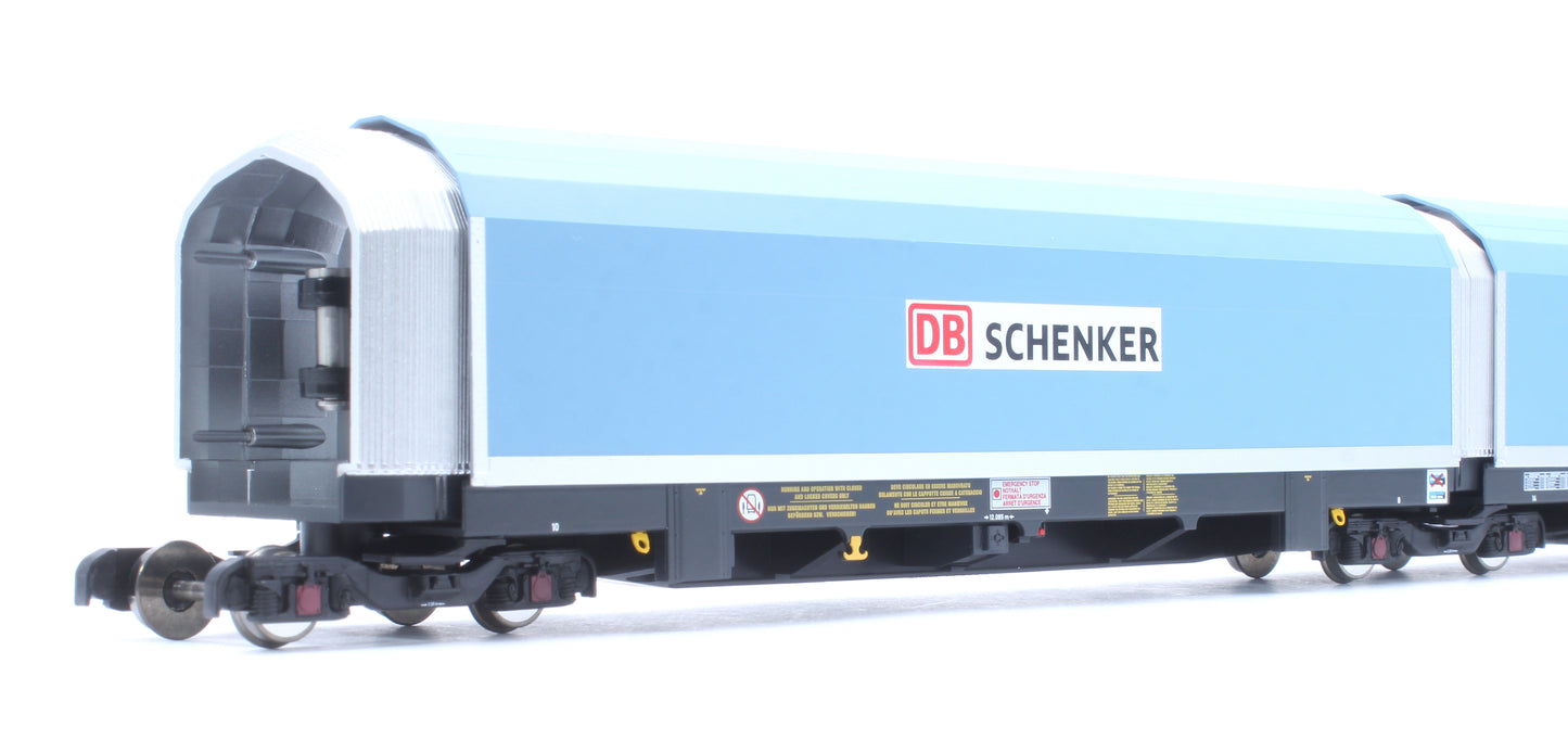 OO/4mm 5-car Arbel WIA car carrier with DB Schenker branding. Wagon 85 70 4971 035-6