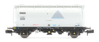 RT-PCA20-202E Pack of 4 Debranded Alcan liveried PCA tanks (with ladders). Numbers: 55532, 55533, 55539, 55542