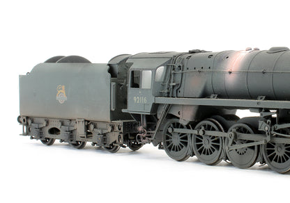 Pre-Owned 9F 2-10-0 Standard 92116 BR E/C Black BR1C Tender Steam Locomotive - Custom Weathered