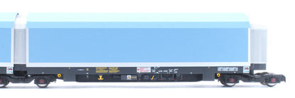 OO/4mm 5-car Arbel WIA car carrier with DB Schenker branding. Wagon 85 70 4971 035-6