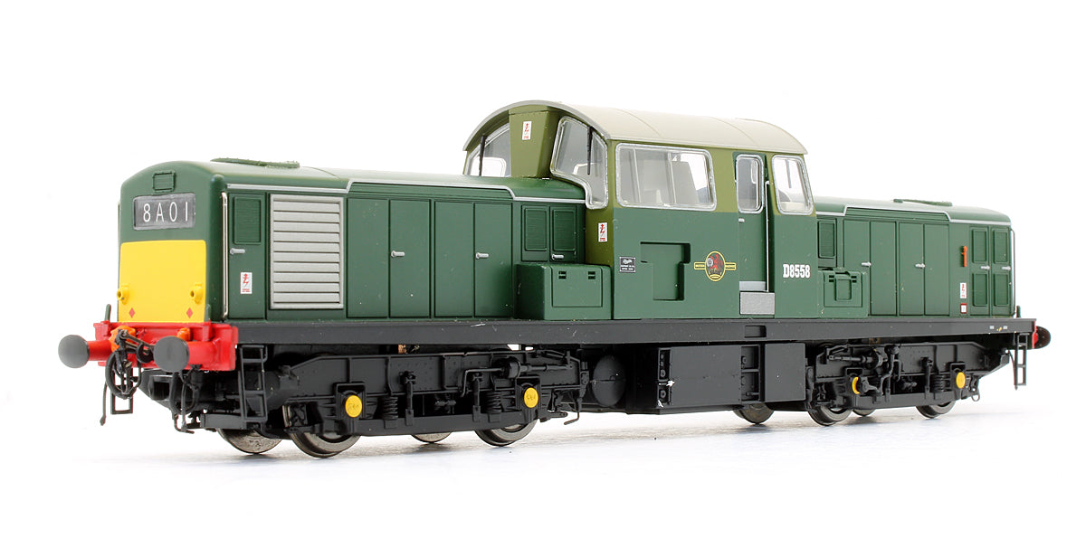 Pre-Owned D8558 BR Green Class 17 With Small Yellow Panels Diesel Locomotive