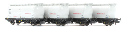 RT-PCA20-203H Pack of 4 RioTintoAlcan liveried PCA tanks (no ladders). Numbers:  55534, 55537, 55569, 55558