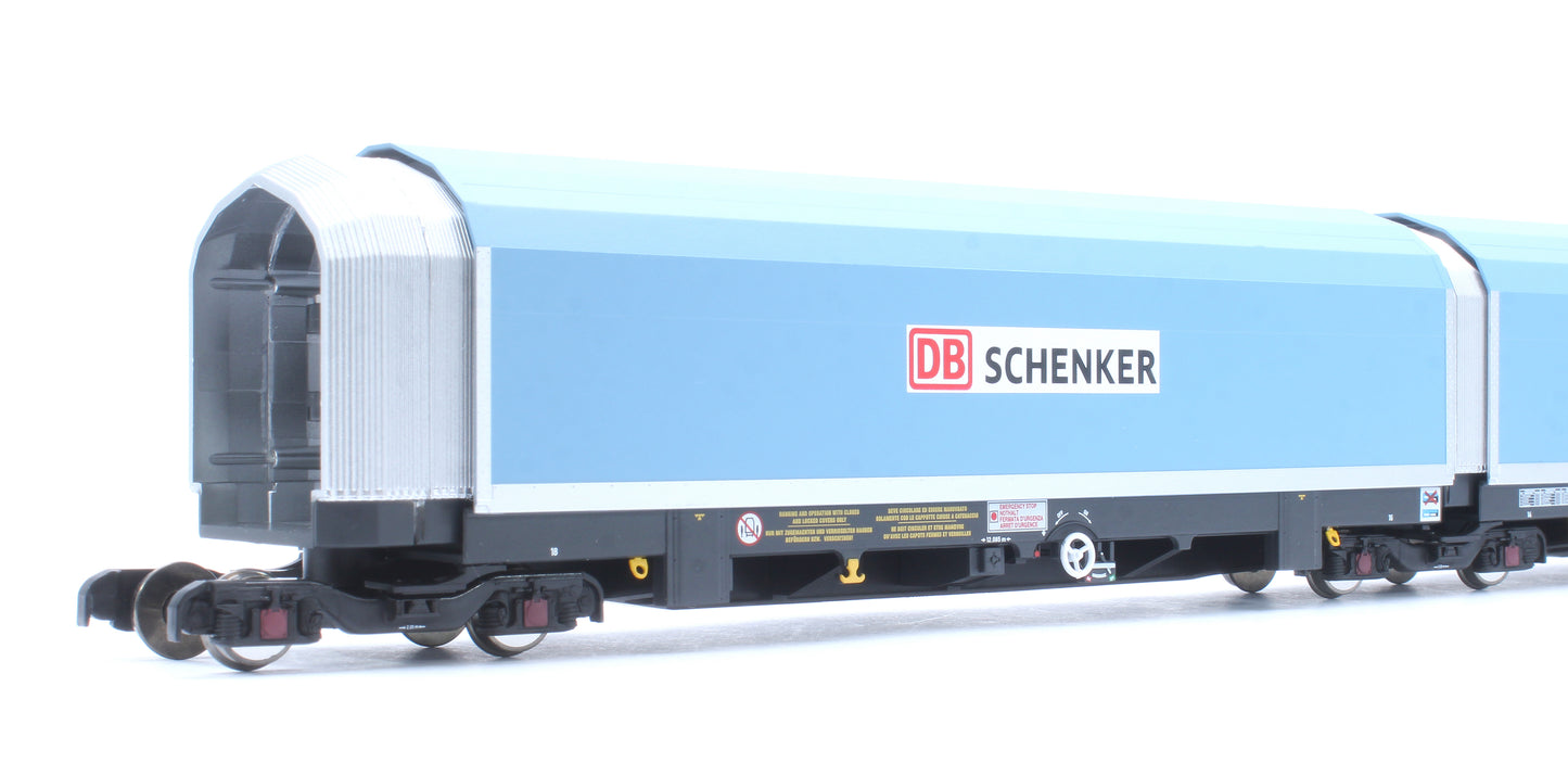 OO/4mm 5-car Arbel WIA car carrier with DB Schenker branding. Wagon 85 70 4971 035-6