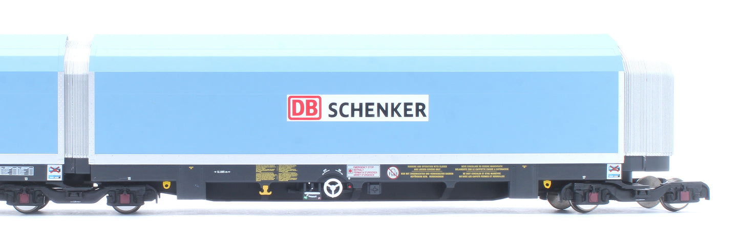 OO/4mm 5-car Arbel WIA car carrier with DB Schenker branding. Wagon 85 70 4971 035-6