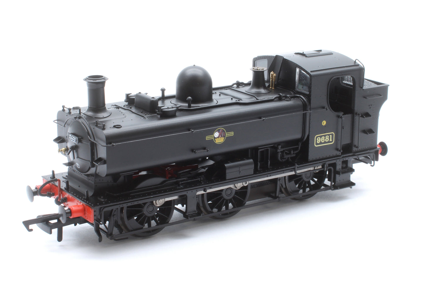 8750 Class Pannier Tank - BR Black Late Crest 0-6-0 Tank Locomotive No.9681