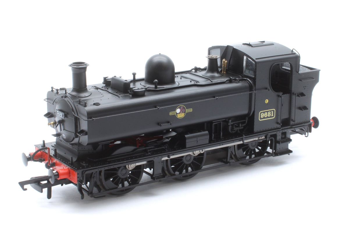 Pre-Owned 8750 Class Pannier Tank - BR Black Late Crest 0-6-0 Tank Locomotive No.9681