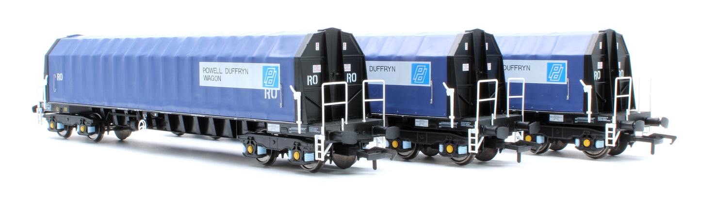 PXA01 TP(B) Set of 3 PXA Steel Coil Carrier PD Blue with RO Lettering No.3032/3036/3062