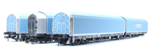 OO/4mm 5-car Arbel WIA car carrier with DB Schenker branding. Wagon 85 70 4971 035-6