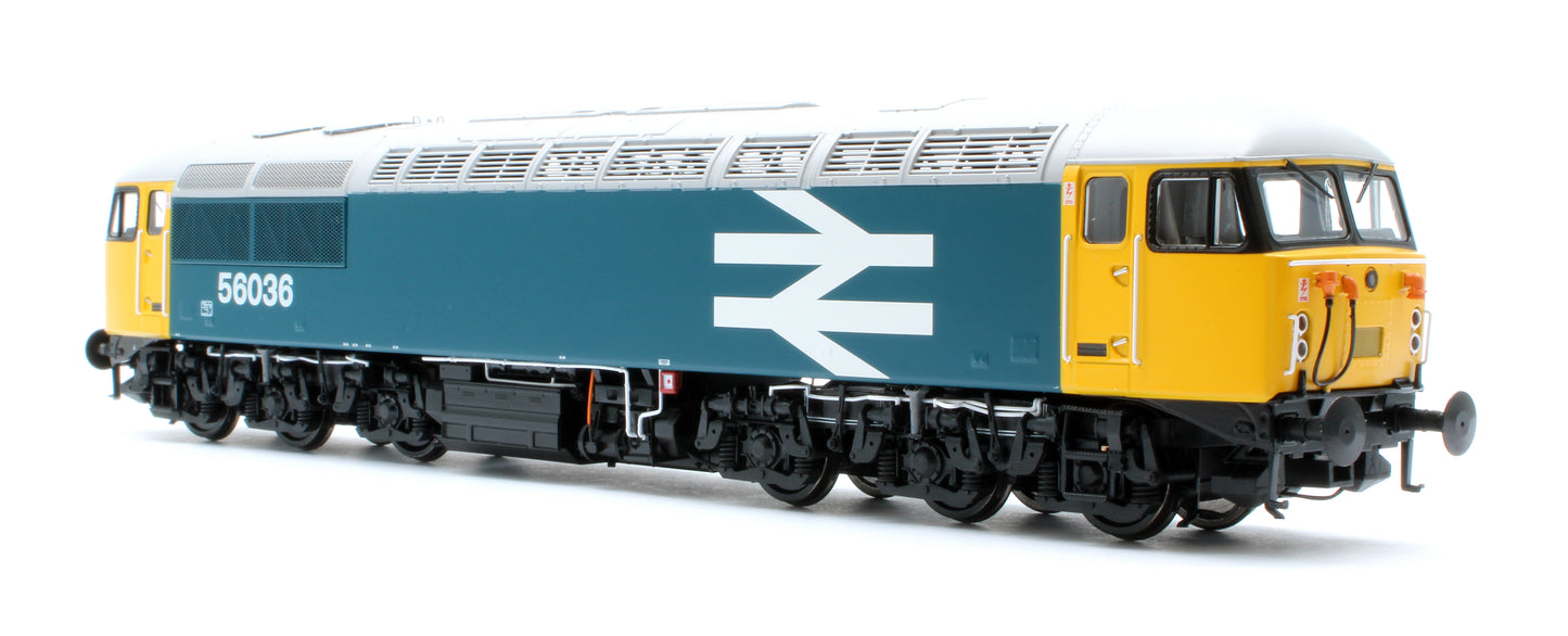 CM - 56036 - LL SF Class 56 BR Blue No.56036 (Large Logo) Diesel Locomotive - DCC Sound