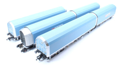 OO/4mm 5-car Arbel WIA car carrier with DB Schenker branding. Wagon 85 70 4971 035-6