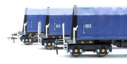 PXA01 TP(B) Set of 3 PXA Steel Coil Carrier PD Blue with RO Lettering No.3032/3036/3062