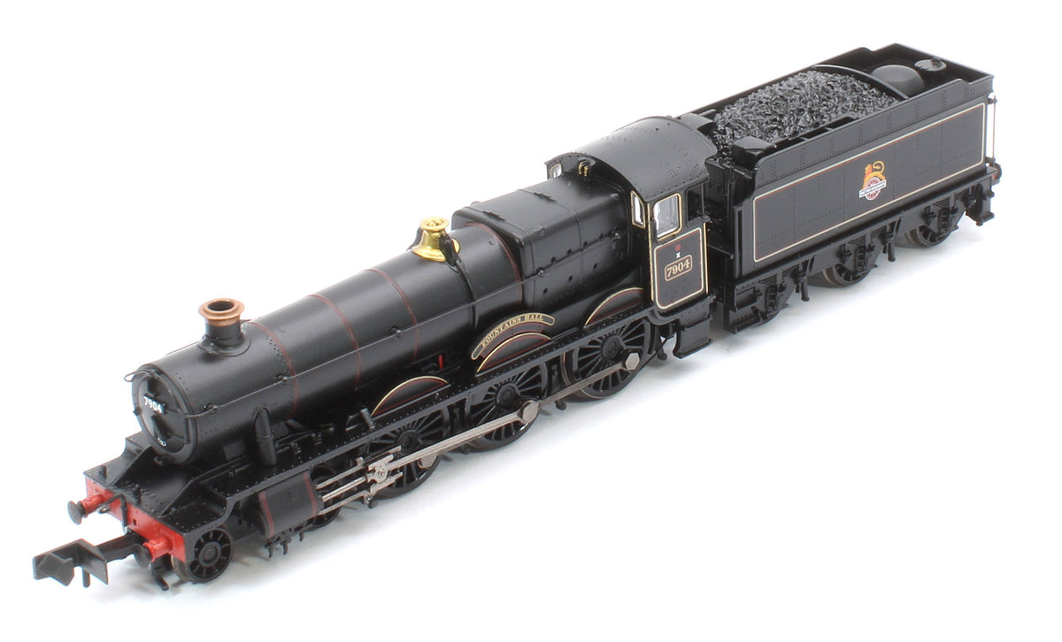 372-451SF GWR 'Modified Hall' 7904 'Fountains Hall' BR Lined Black (Early Emblem) Steam Locomotive - DCC Sound