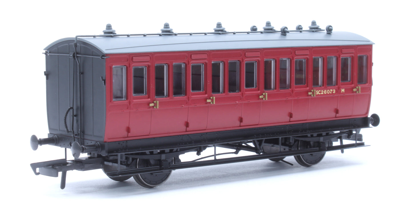Pre-Owned Hattons Originals Genesis Pack of 3 coaches (4BT, 4T, 4T) in BR crimson