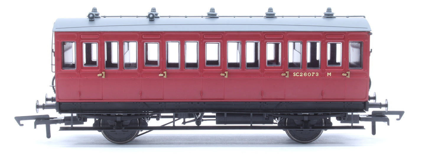 Pre-Owned Hattons Originals Genesis Pack of 3 coaches (4BT, 4T, 4T) in BR crimson